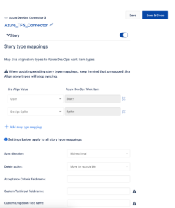 Connector Enhancements - Jira align