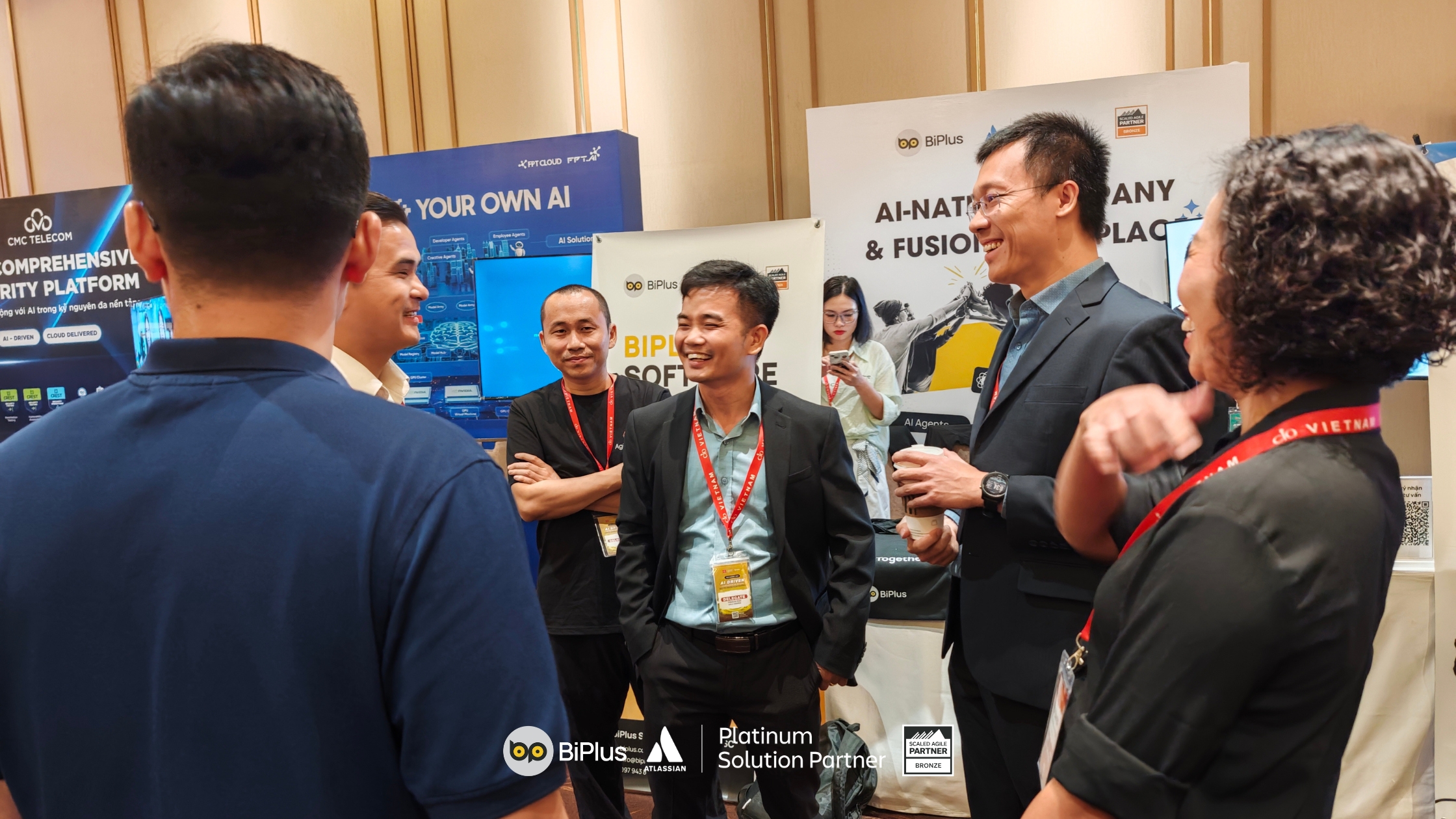 Booth của BiPlus tại CIO Summit 2025