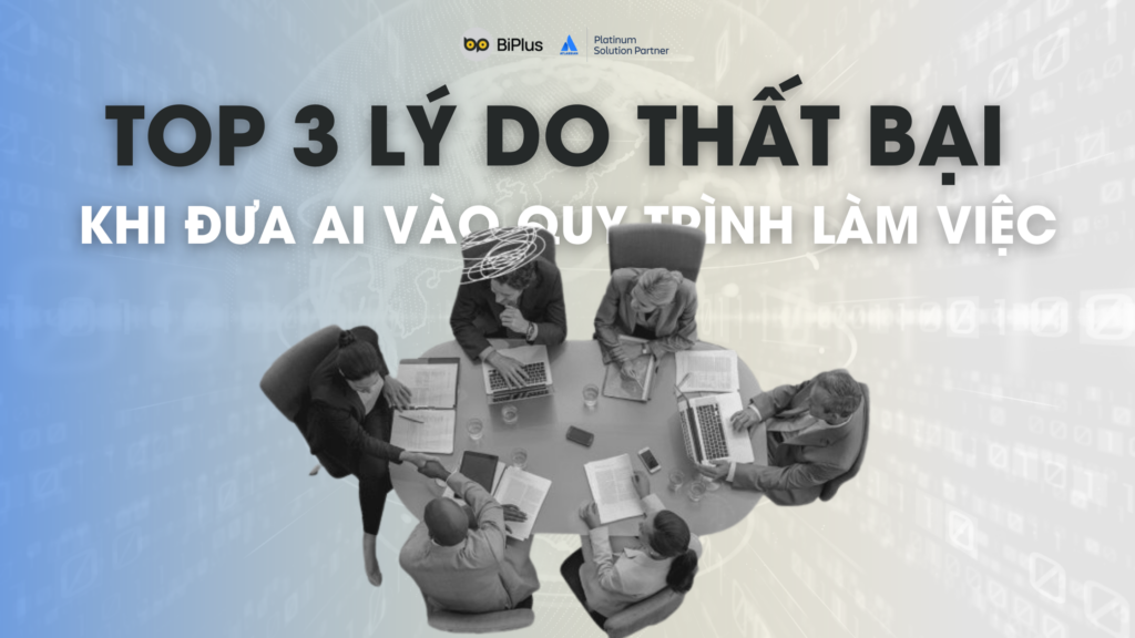 Top 3 lý do thất bại với AI