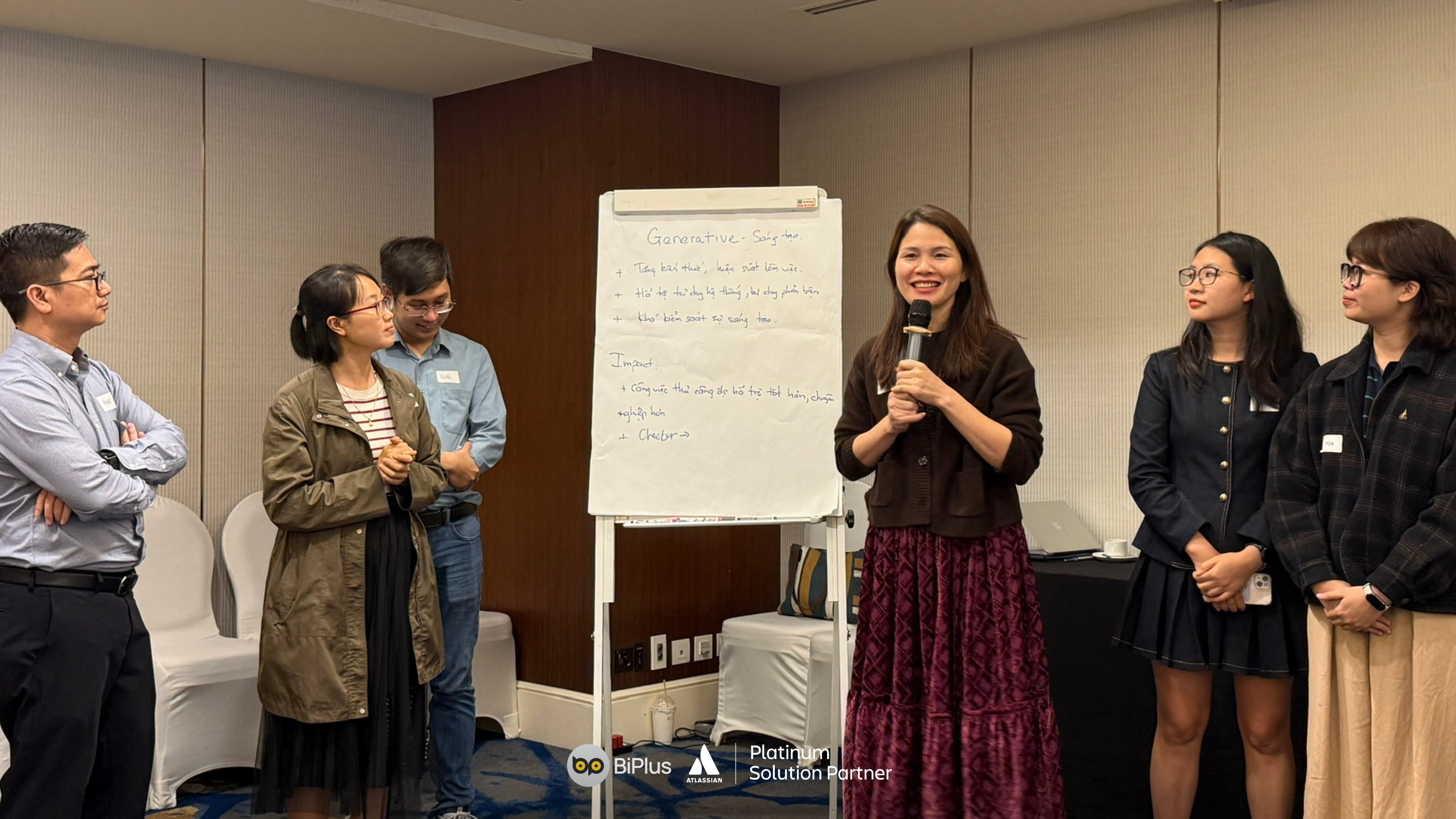 Học viên lớp học thực hành